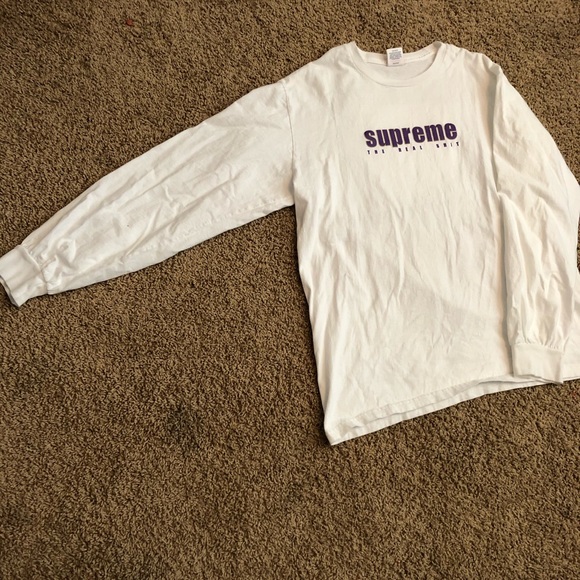 Supreme The Real Shi* Long Sleeve Shirt - Picture 3 of 7